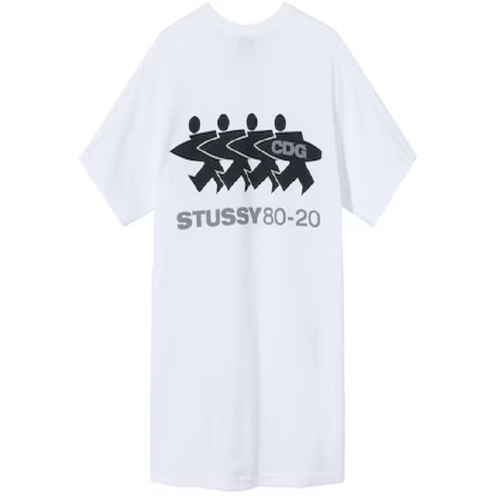 Stussy x CDG Surfman T shirt